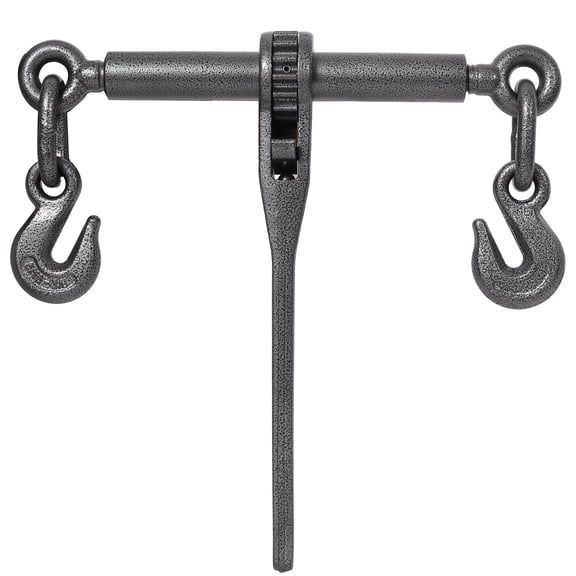 Heavy duty 5/16"-3/8" Ratchet Binders, 5400lbs Working Load capacity, G70 Hooks Adjustable Length, 4-Pack,,Black Hammertone color,