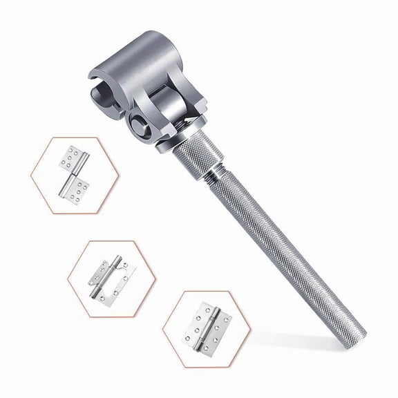 Heavy-duty Door Hinge Adjustment Tool,Universal Adjustable Door Hinge Wrench,Precision Cabinet & Door Alignment Tool,Stainless Steel Gap Adjustment Wrench for Doors - Fix Sagging Doors in Seconds