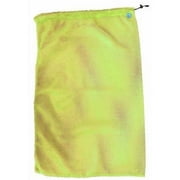 Heavy-duty Mesh Equipment Ball Bag 24 in By 36 in - Crafted in USA - Yellow