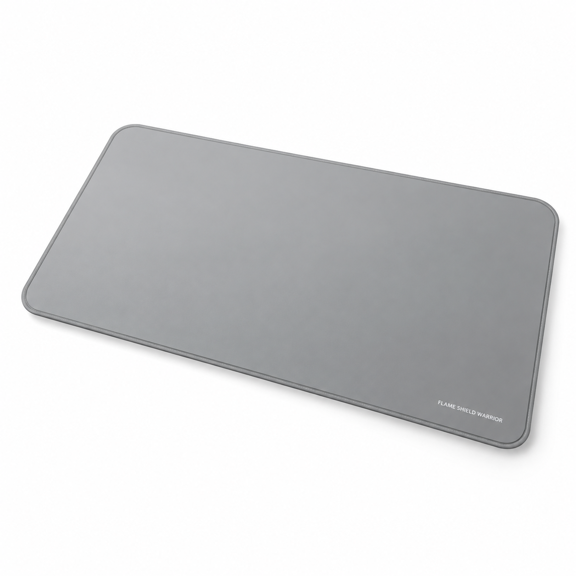 Heavy-duty Multi-purpose 24 X 42 Inches Floor Mat For Indoor Or Outdoore Grill Pad Fireplace Kitchen Stove Cooktop And Hearth Dec