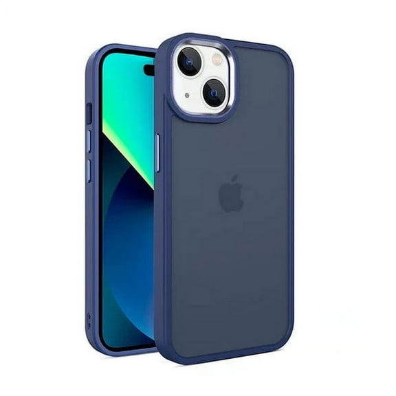 Heavy duty Phone Case for iPhone 15 Plus, Sturdy Shock Absorbent 2 in 1 Hybrid Heavy Duty Shockproof Case for iPhone 15 Plus, 2023 Release, Matte Navy