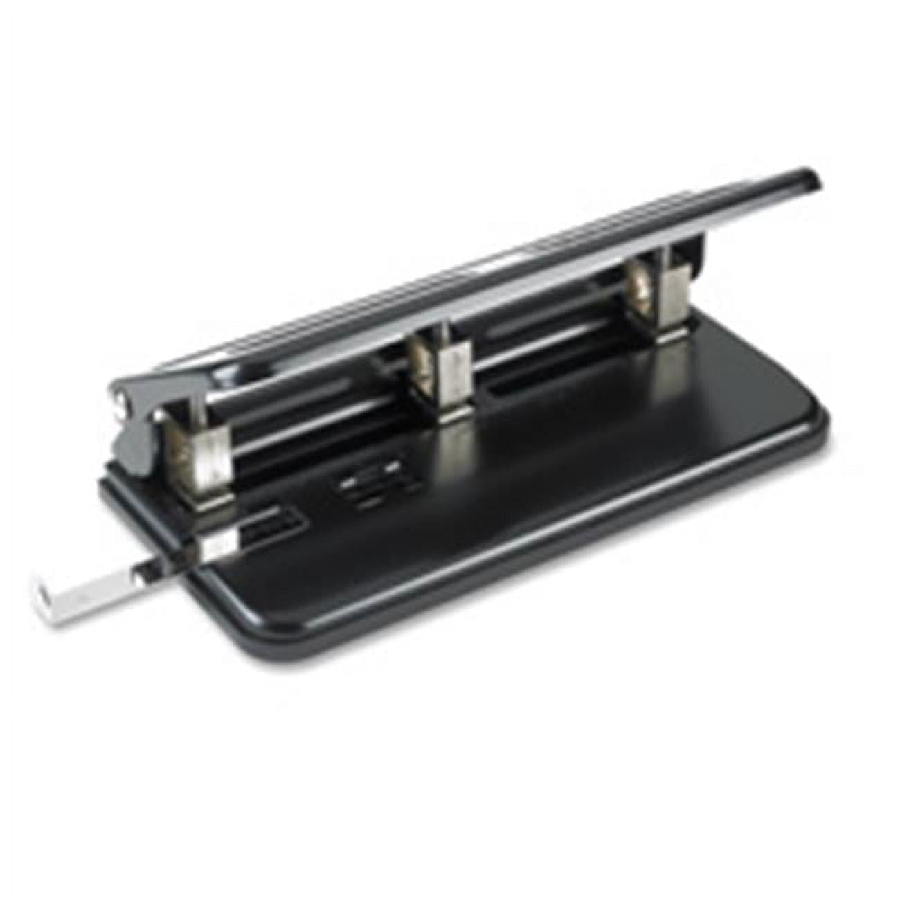 Heavy-duty Punch- 3-Hole- 30 Sheet Capacity- Black