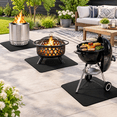 Heavy-duty Under Grill Mat 59inch Square Fire Pit 3 Layers Waterproof ...