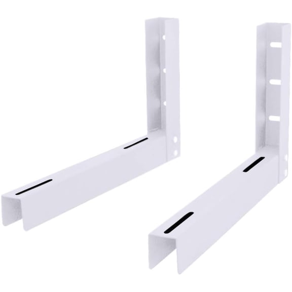 Heavy-duty bracket, suitable for 15-inch, 18-inch, and 21-inch/safety lock box, 16-gauge steel (bracket, white)