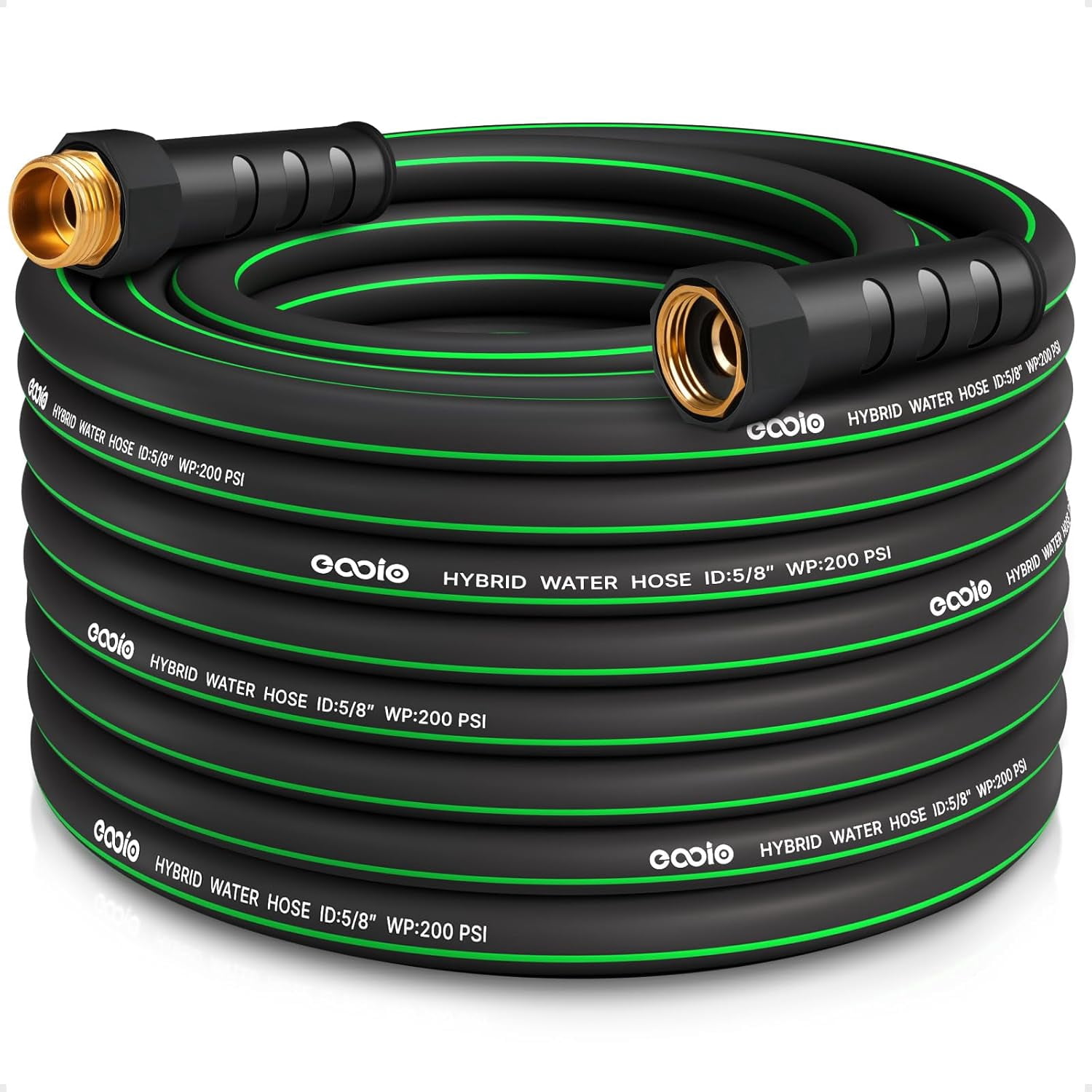 Heavy duty garden hose, non-expanding flexible water hose, kink ...