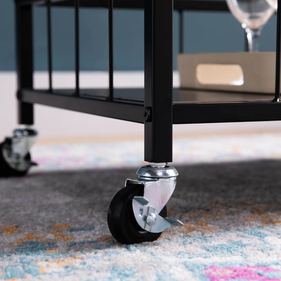 Heavy - duty locking wheels | Move easily in the kitchen | Ensure stability and prevent falling items