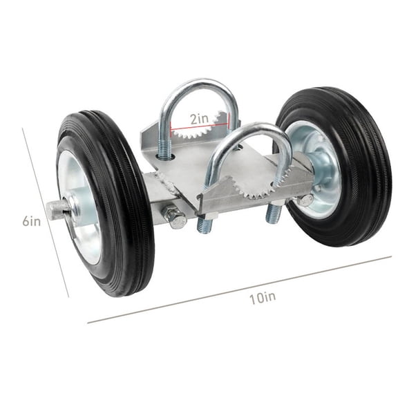 Heavy duty roller shutter door wheels making smooth operation of metal tube door