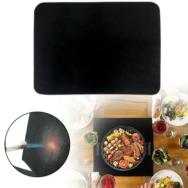 Heavy-duty welding blanket and fireproof blanket Heavy Duty Welding Blanket Fireproof 11.81*11.81in Welding Blanket Fireproof Tarp Heat Material Up To 1800°F Flame Retardant Fabric For Grill Sto