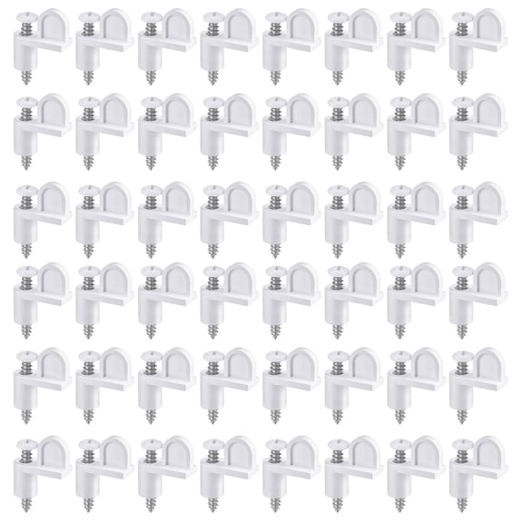 Heavy dutys Nylon Window clips Set Of 48 Includes Screws Reusable Fastening Solution For Storms Panel Screens