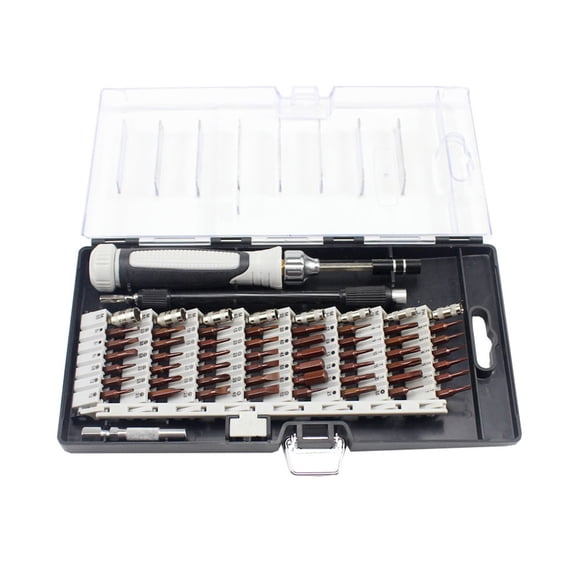 Heavy dutys Steel Screwdriver Set With Interchangeable Bit Ergonomic Grip Compact Case For Device Repair