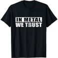 thumbnail image 1 of Heavy metal metal fan biker rocker festival gift metal T-Shirt, 1 of 5