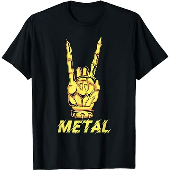 Heavy metal, the mother of all genres, rocker, biker metal hand. T-Shirt