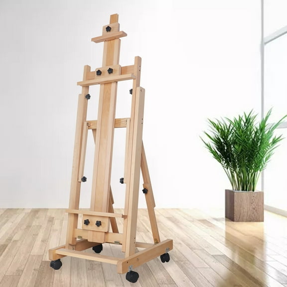 HeavyDuty Studio Artist Easel Large H-Frame Wood Painting Art Easel Standing !