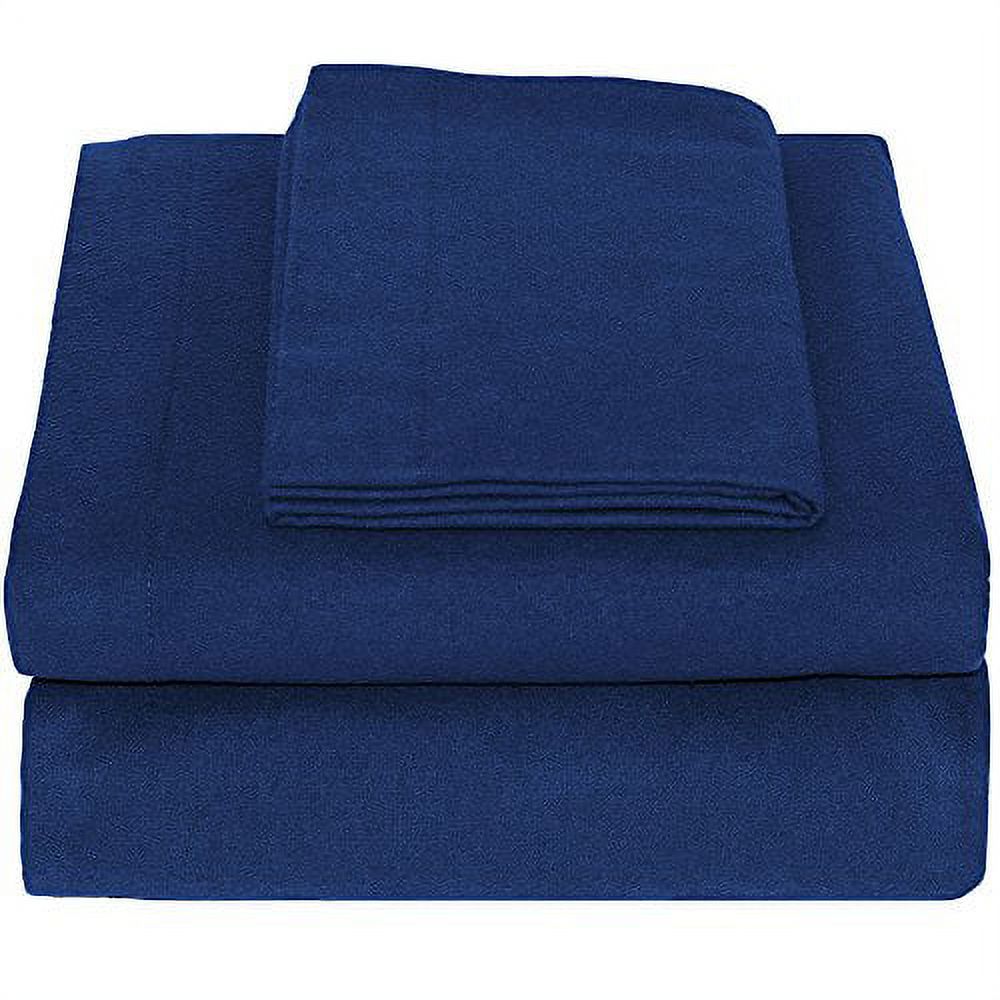Heavyweight 100 Cotton Flannel Sheet Set Twin XL Extra Long (Twin XL