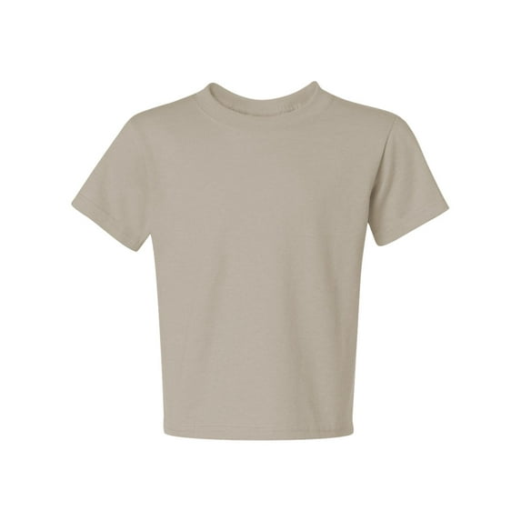 Heavyweight Blend Dri-Power Youth T-Shirt Sandstone Large