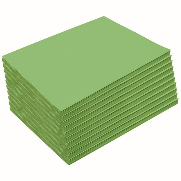 Heavyweight Bright Green Construction Paper, 9" x 12", 500 Sheets