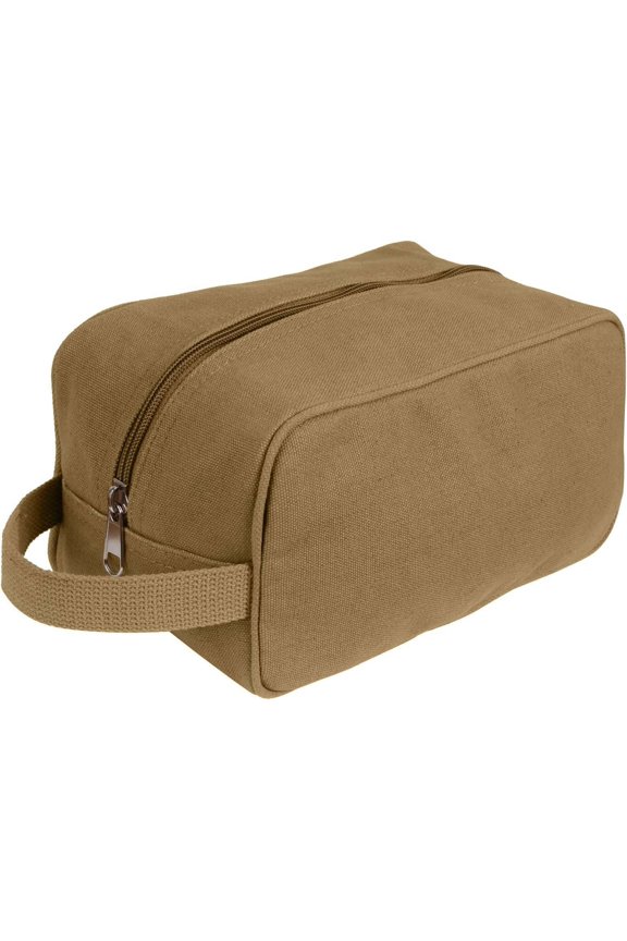 Heavyweight Canvas Travel Dopp Kit - Shave and Shower Toiletry Organizer