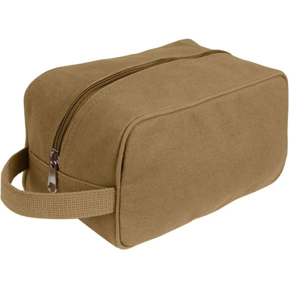 Heavyweight Canvas Travel Dopp Kit - Shave and Shower Toiletry Organizer