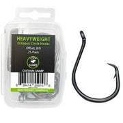 Heavyweight Circle Hooks, Octopus, Offset, Sharp for Trophy Catfish