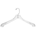 thumbnail image 1 of Heavyweight Clear Plastic Coat Hanger, 1 of 1