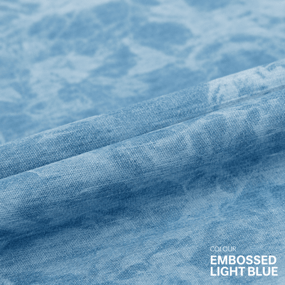 Heavyweight Cotton Jacquard Denim Fabric by The Yard, Washed Bark Texture Fabric for Jackets, Bags, Apparel Sewing and DIY Crafts