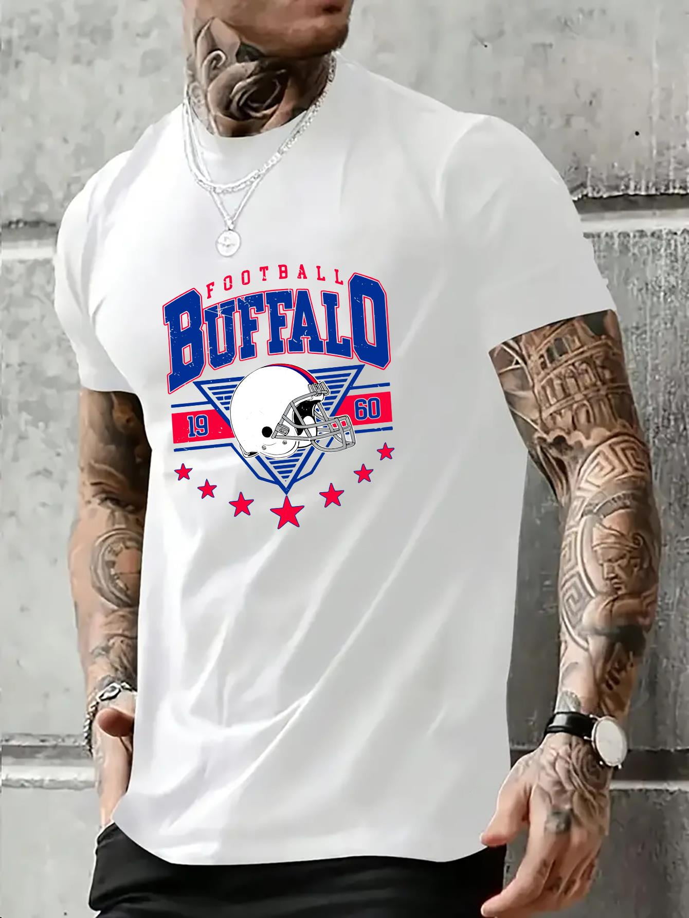 Outline Buffalo long sleeve Tee in Flo Blue main image 0