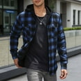 thumbnail image 1 of Heavyweight Hoodies for Men Jackets Comfy Sherpa Lined Zip Up Hoodie Coats with Pockets Outerwear,Sky Blue S, 1 of 5