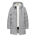 thumbnail image 1 of Heavyweight Insulated Big And Tall Hooded Coat Long Length Winter Warmth Jacket With Secure Pockets For Cold Weather, 1 of 4