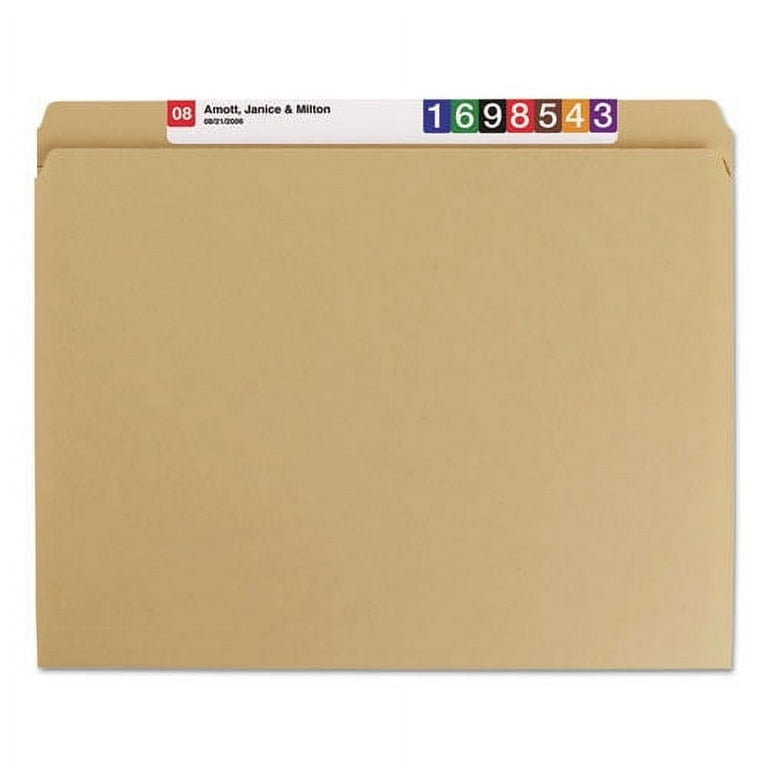 Heavyweight Kraft File Folder, Straight Tabs, Letter Size, 0.75 Heavyweight Kraft File Folder, Straight Tabs, Letter Size, 0.75