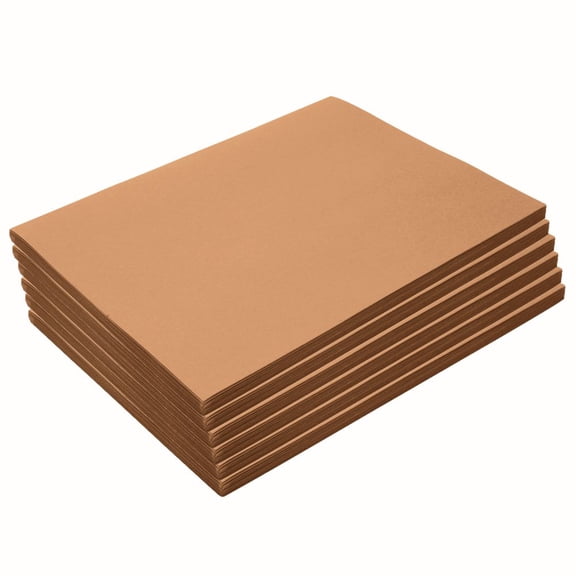 Heavyweight Light Brown Construction Paper, 9" x 12", 300 Sheets