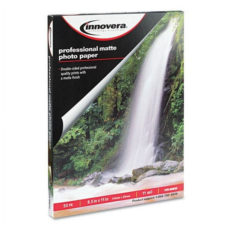 Photo Paper Plus, 8.5 mil, 8.5 x 11, Matte White, 50/Pack Photo Paper Plus, 8.5 mil, 8.5 x 11, Matte White, 50/Pack