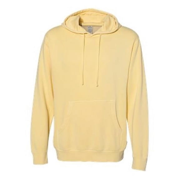Heavyweight Pigment-Dyed Hooded Sweatshirt, Pigment Yellow - Medium