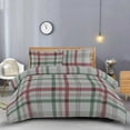 thumbnail image 1 of Heavyweight Printed Flannel Duvet Covers 170GSM - Dessines Plaid, 1 of 3