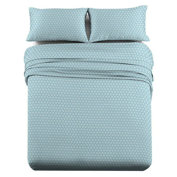 Heavyweight Printed Flannel Sheets 170GSM - Snow