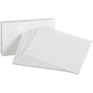 Ruled Index Cards, 100lb Heavyweight Thick White Cover Stock, 100 per  Pack
