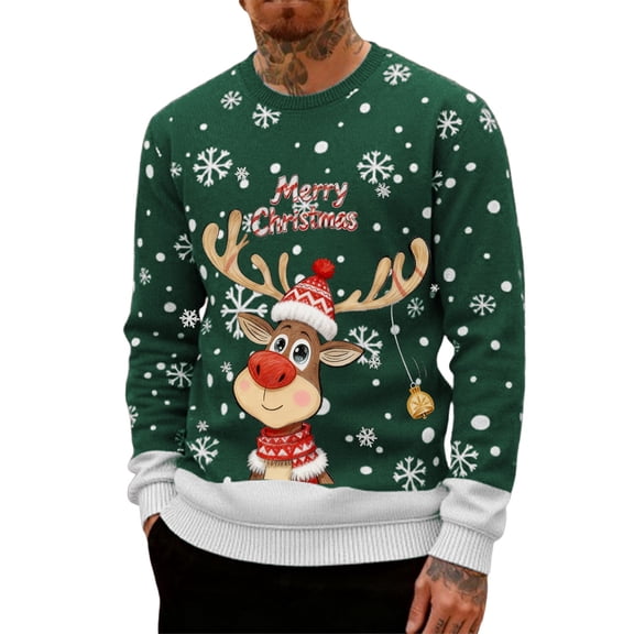 Heavyweight Unisex Crewneck Sweatshirt â Long Sleeve Casual Streetwear Top with Soft Blend Fabric for Comfortable Fit, Easy Movement & All-Day Wear, Christmas 3D Graphic Novelty Design