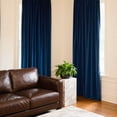 thumbnail image 1 of Heavyweight Velvet Curtains - Thermal Insulated Grommet Drapes, Set of 2, Soundproof Room Darkening for Living Room & Bedroom, 1 of 5