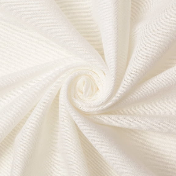 Heavyweight Weft Fusible Interfacing 125 GSM No Sew 62 Inch Polyester Iron On Adhesive Fabric By The Yard For Sewing, Upholstery, & More - Off White, 10 Yards