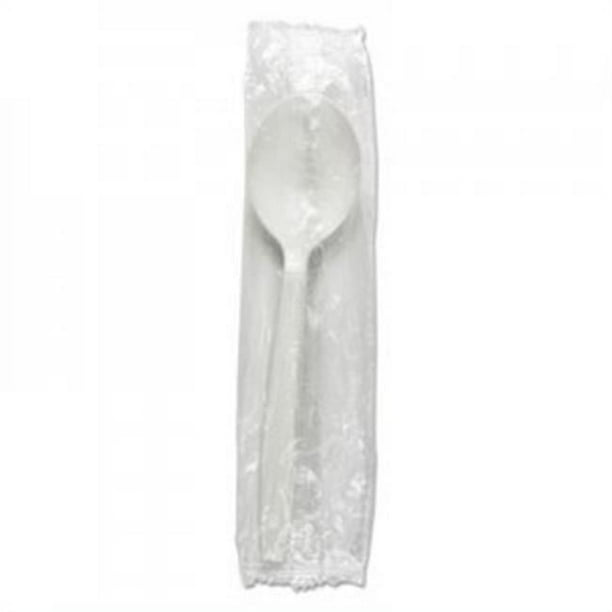 Heavyweight Wrapped Polypropylene Cutlery, Soup Spoon, White, 1,000/Carton Heavyweight Wrapped Polypropylene Cutlery, Soup Spoon, White, 1,000/Carton