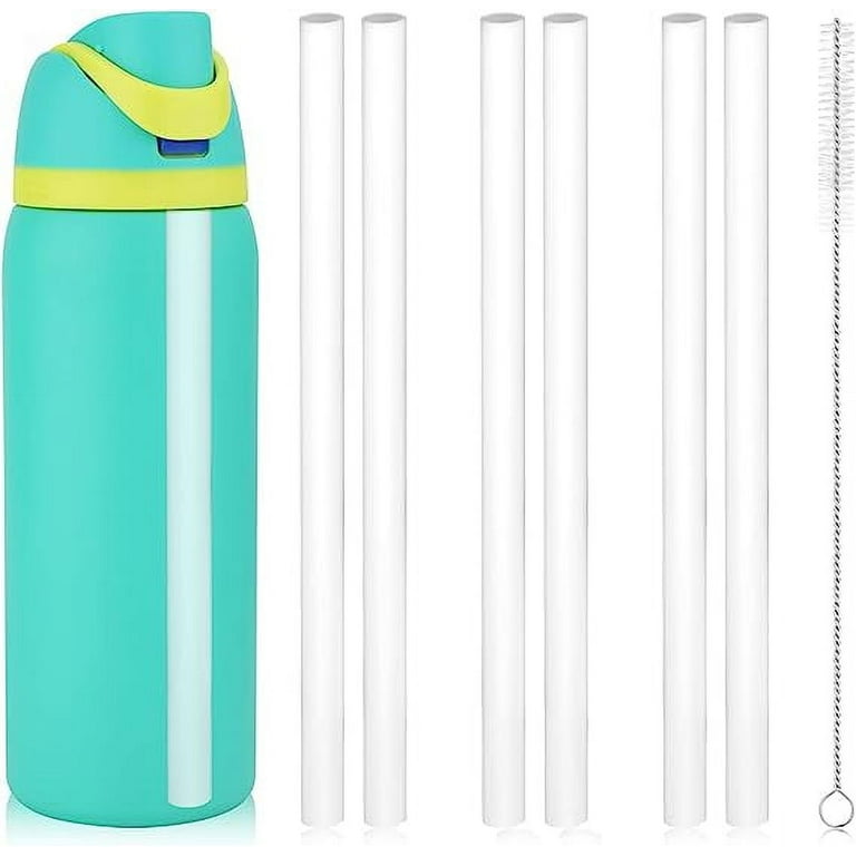 Hebalg 6PCS Replacement Straws for Owala Water Bottle 24 oz 32 oz, Reusable  Plastic Straws with Cleaning Brush for Owala Cup 24oz 32oz Travel Tumbler