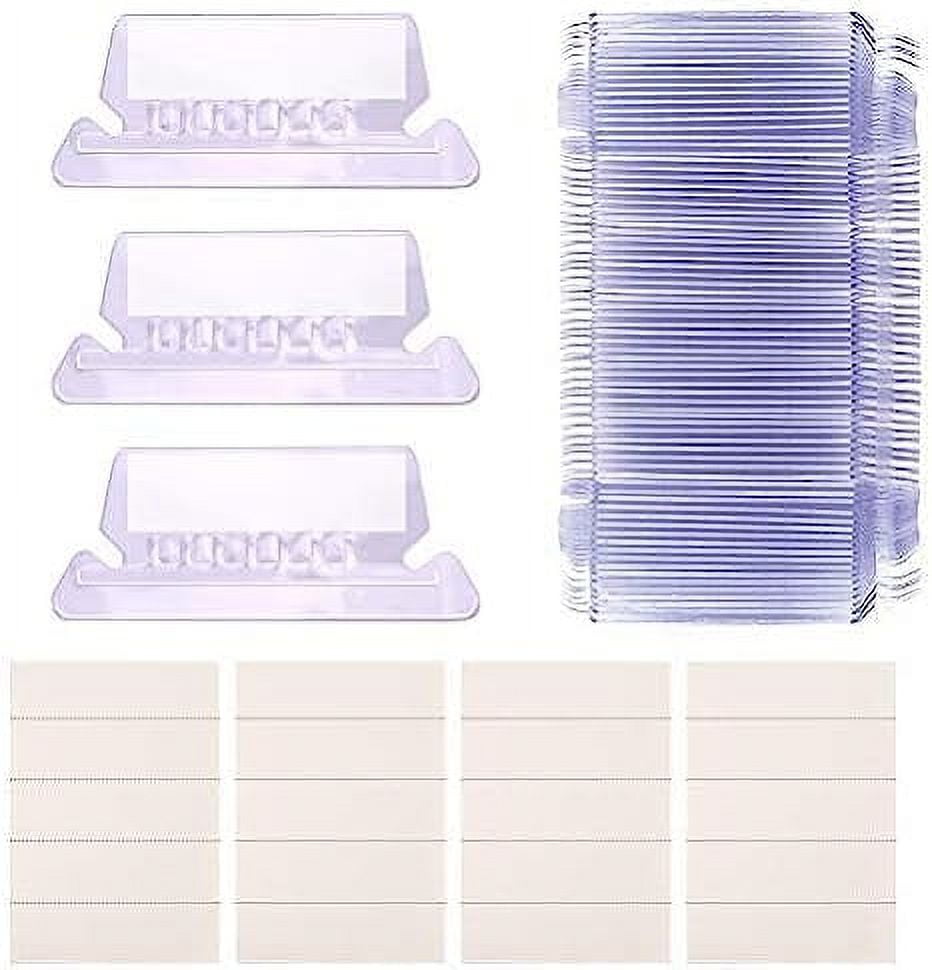 Hebalg Hanging File Tabs and Inserts Clear File Folder Labels Filing