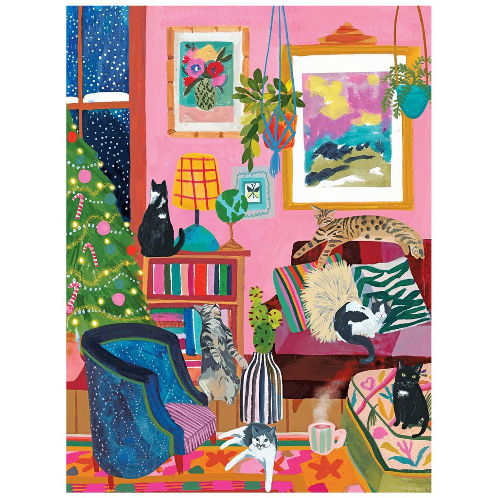 Hebe 300pc - Cozy Cat Christmas
