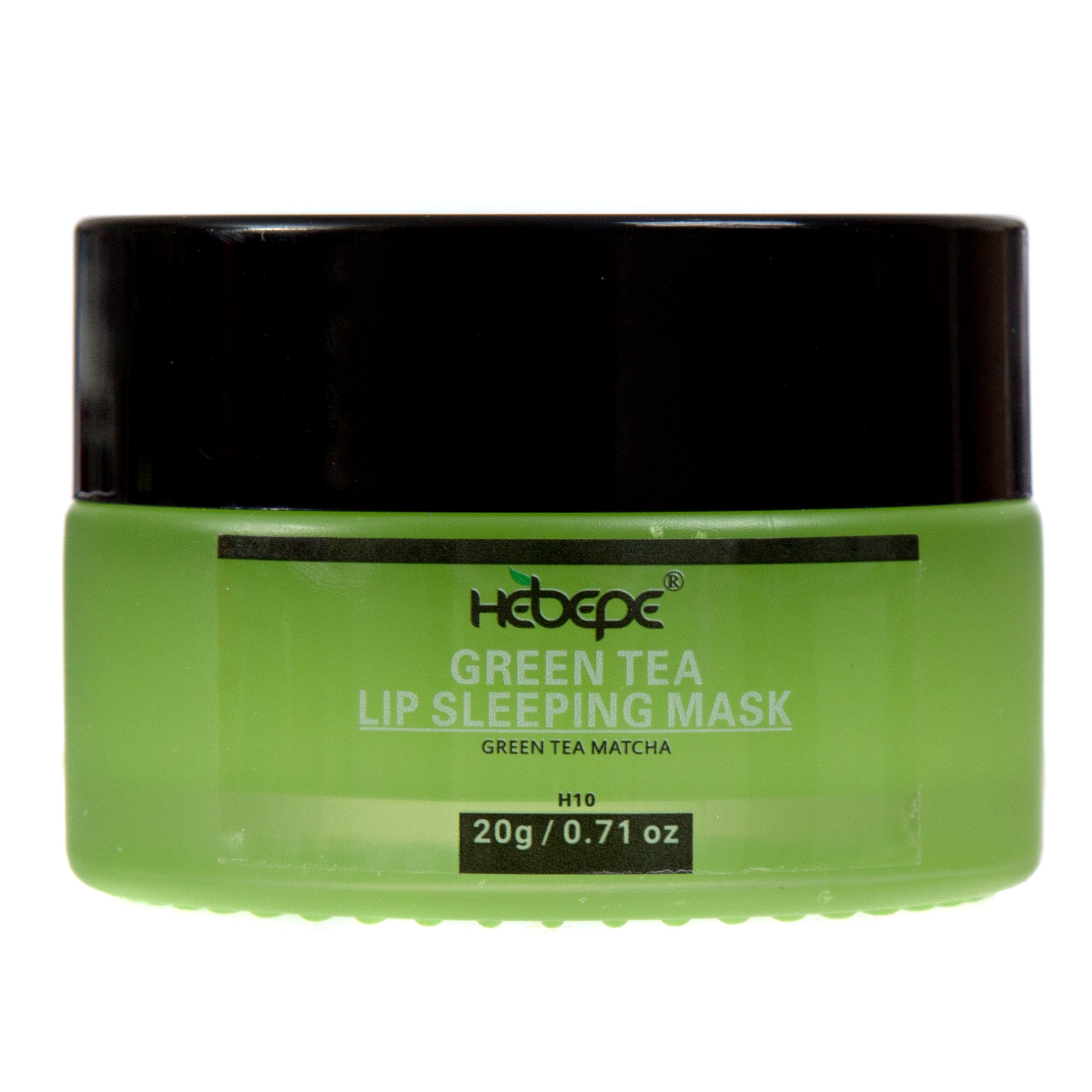 Hebepe Moisturizing Lip Sleeping Mask, Matcha Green Tea, with Coconut Oil, Vitamin E, Fig Extract, Orchid, and Shea Butter, Quick Absorption Lip Treatment for Dry, Chapped, and Cracked Lip, 0.7 Ounce - image 1 of 5