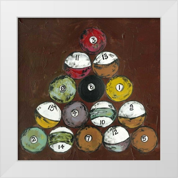 Hebert, Deann 15x15 White Modern Wood Framed Museum Art Print Titled - The Rack