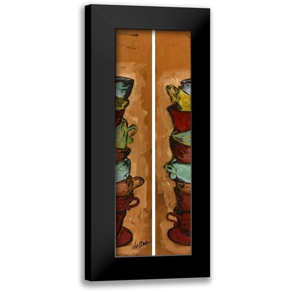 Hebert, Deann 7x14 Black Modern Framed Museum Art Print Titled - My Cup Runneth Over II