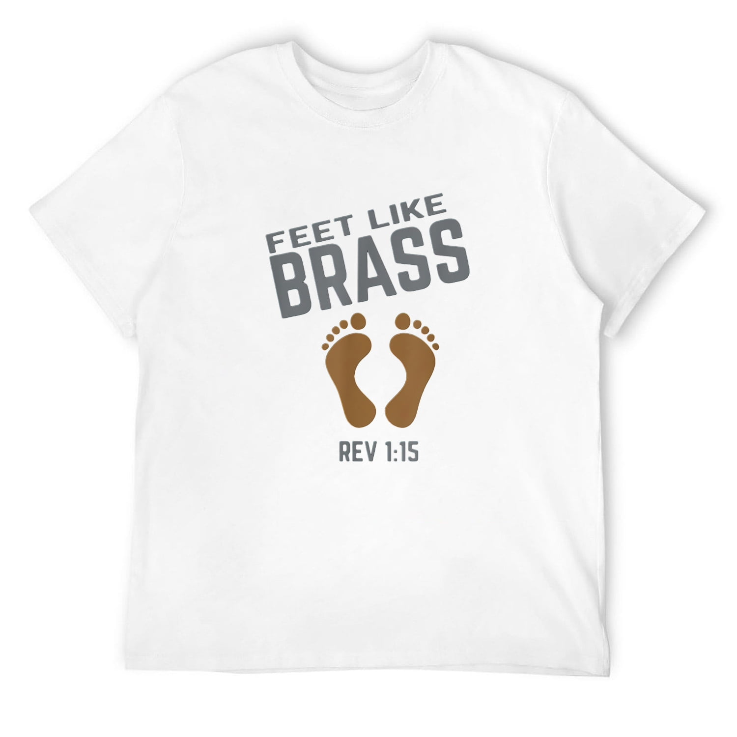 Hebrew Israelite Clothing Feet Like Brass Mens Mens Shirt White Medium