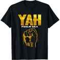 thumbnail image 1 of Hebrew Israelite Yah Clothing Yahweh Gift T-ShirtMen's and women's gift, black and white T-shirt, size: Extra large S-4XL, 1 of 4