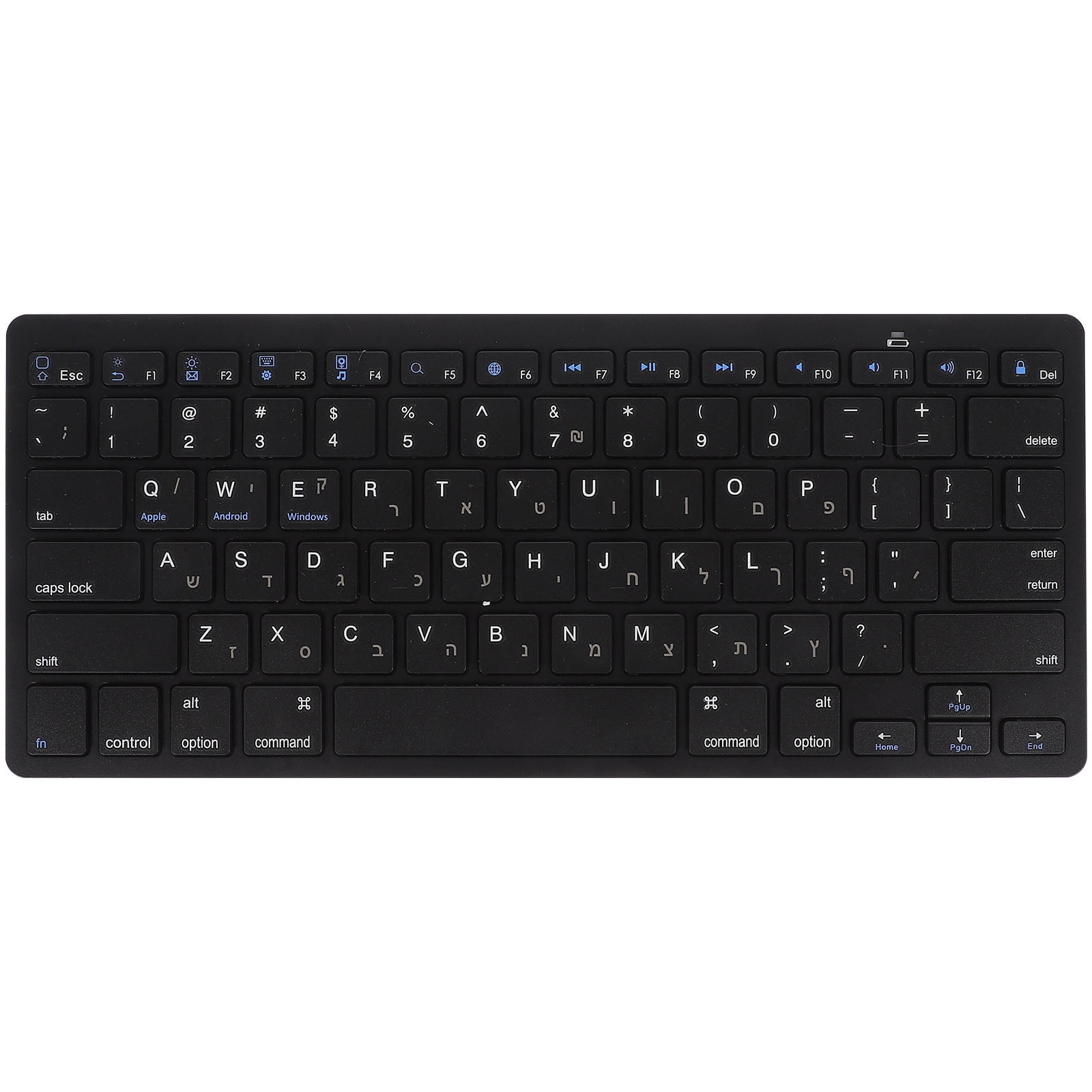 Hebrew keyboard wireless mechanical work portable universal walmart