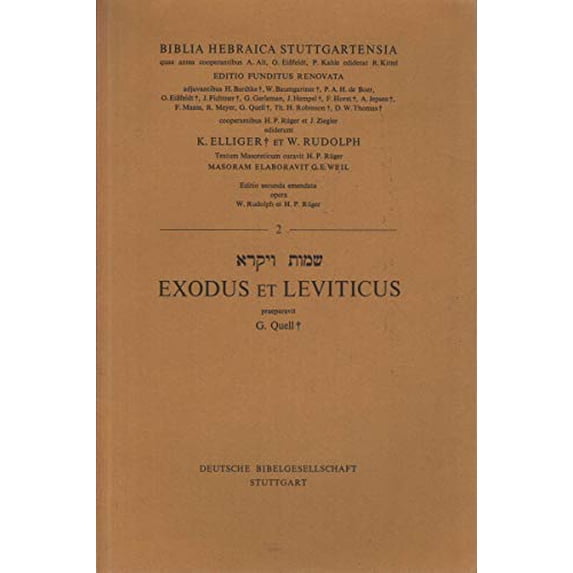 Pre-Owned Hebrew (Stutt) Exod/Lev 9783438052025 Used