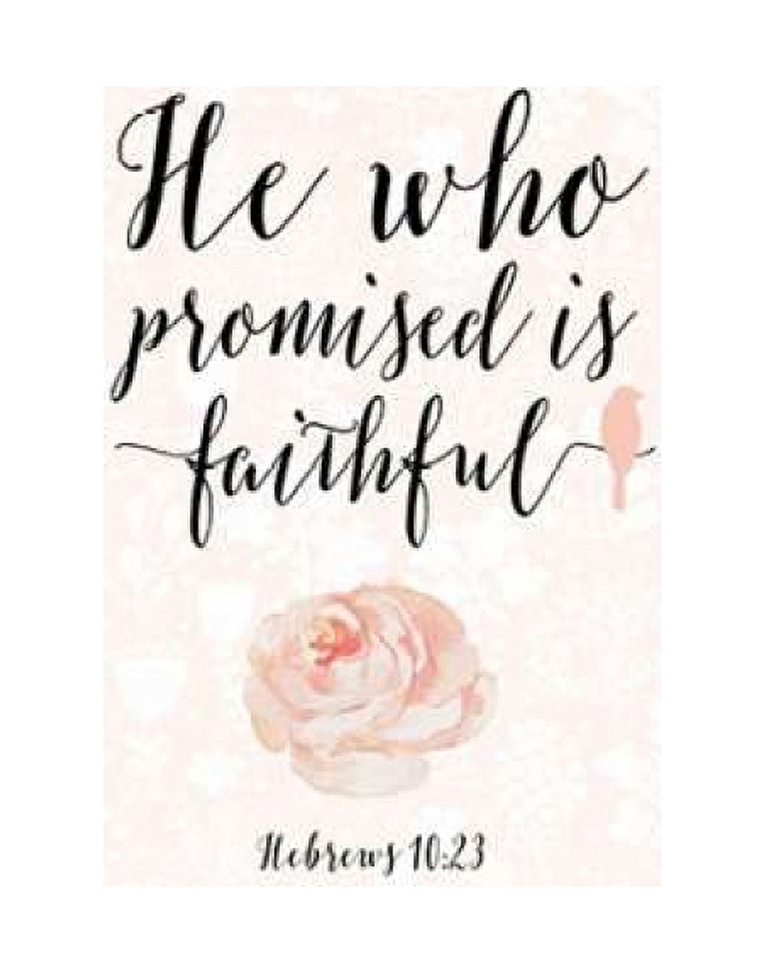 Hebrews 1023 Floral Canvas Art - Tara Moss (22 x 28)